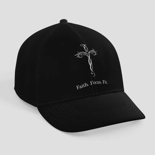 Holydrvn - Faith. Focus. Fit. Baseball cap voor heren en dames - zwart