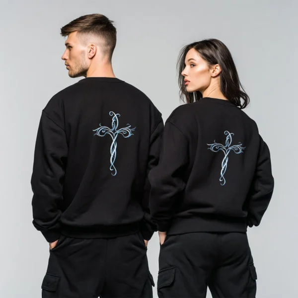 Christian apparel sweatshirt Unisex – Holydrvn Cross