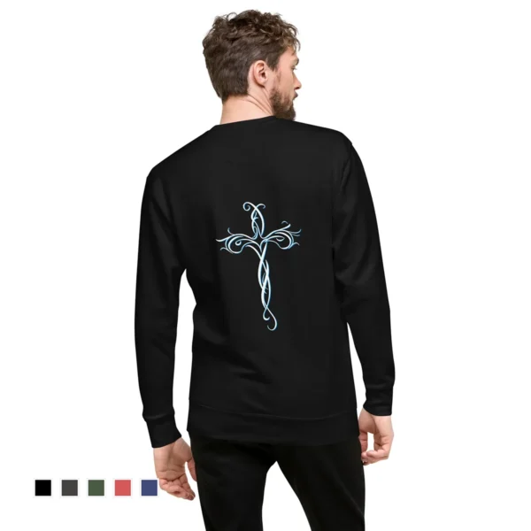 Christian apparel sweatshirt Unisex – Holydrvn Cross
