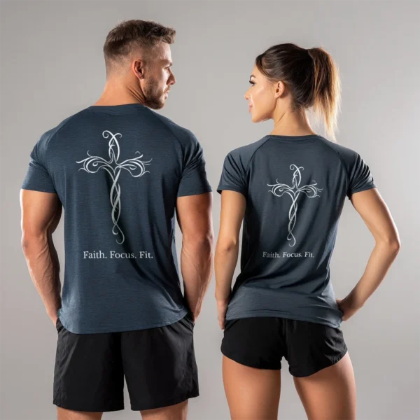 Christian fitness apparel shirt Unisex – Faith. Focus. Fit.