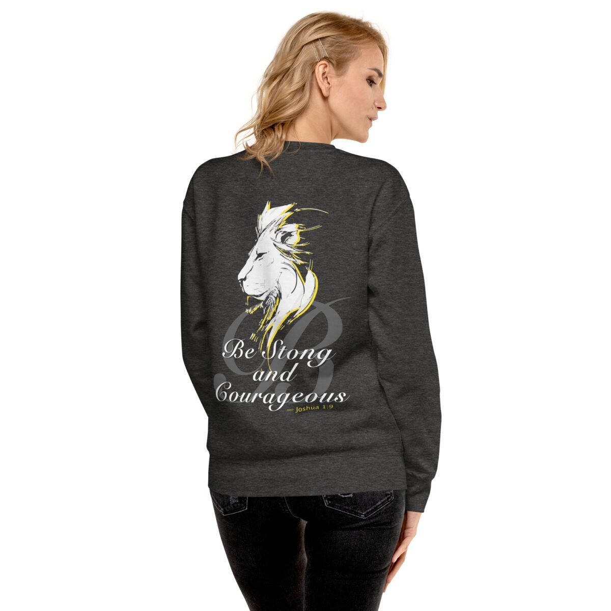Christian apparel sweatshirt Unisex - Holydrvn Lion - Image 6