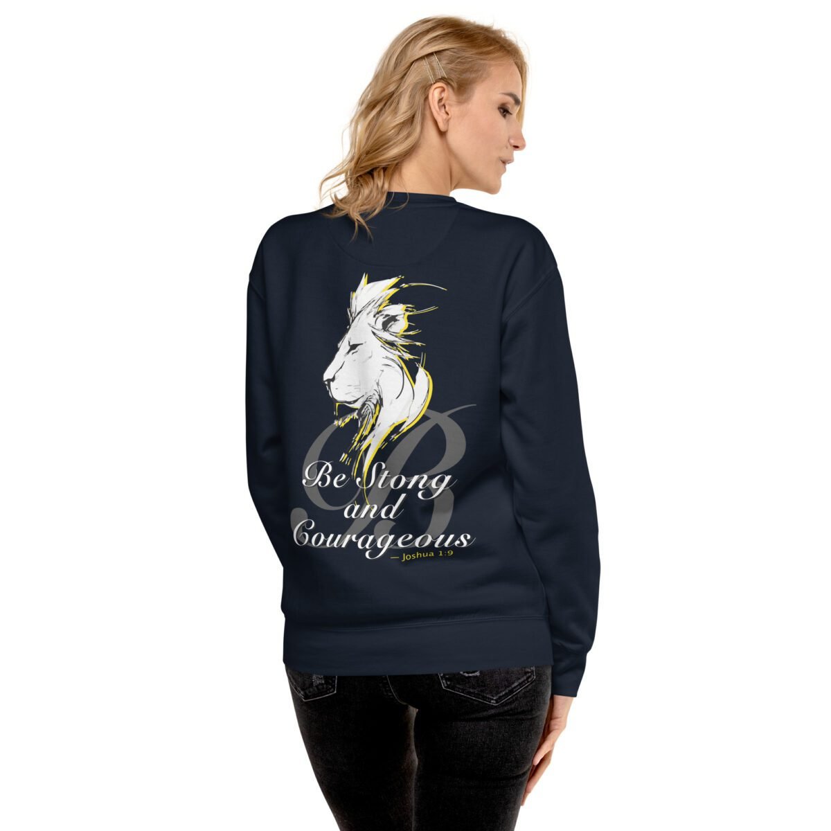 Christian apparel sweatshirt Unisex - Holydrvn Lion - Image 4