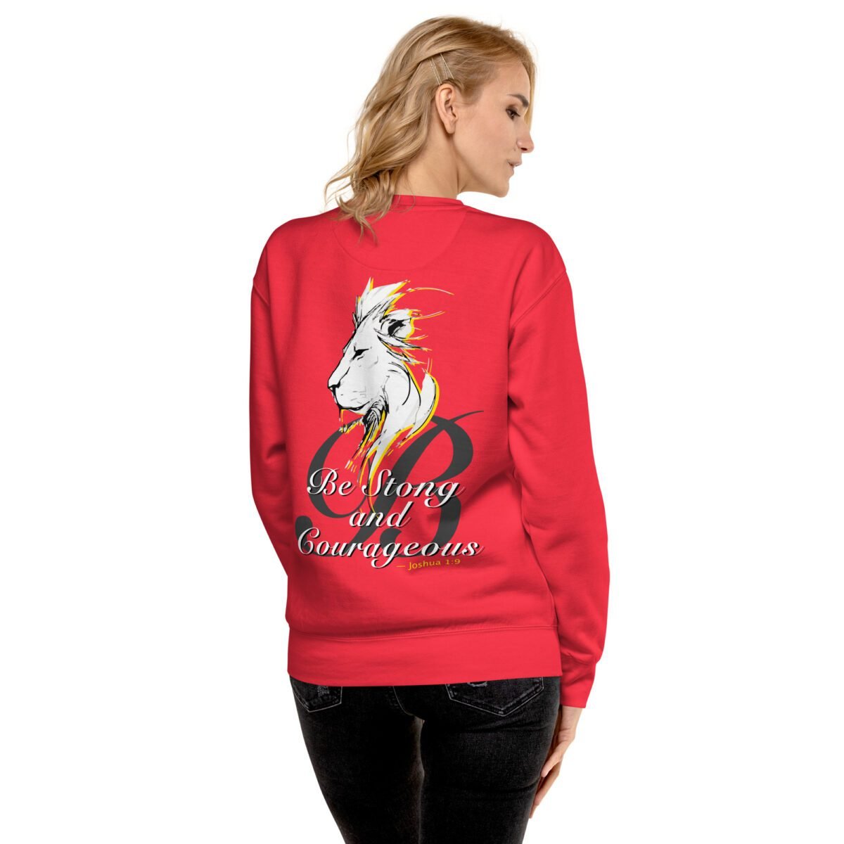 Christian apparel sweatshirt Unisex - Holydrvn Lion - Image 12