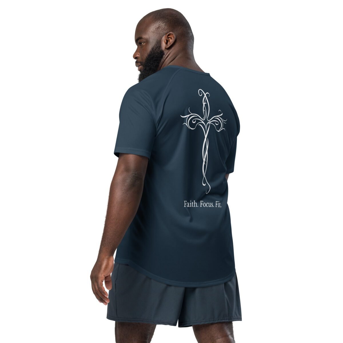 Christian fitness apparel shirt Unisex – Faith. Focus. Fit. - Image 4