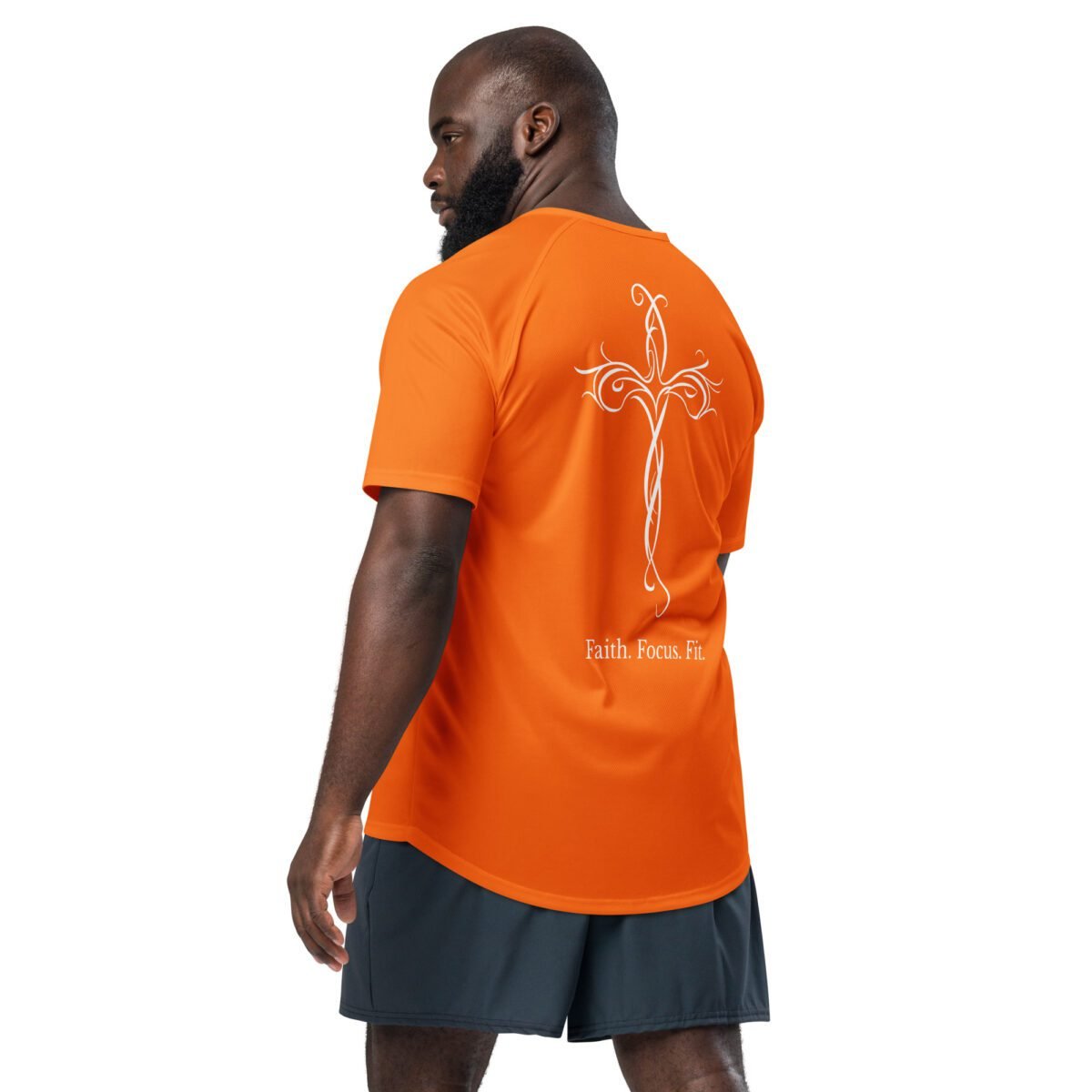 Christian fitness apparel shirt Unisex – Faith. Focus. Fit. - Image 10