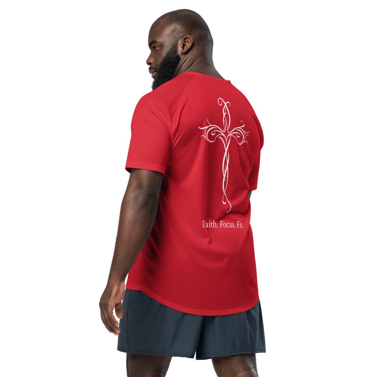 Christian fitness apparel shirt Unisex – Faith. Focus. Fit. - Image 6