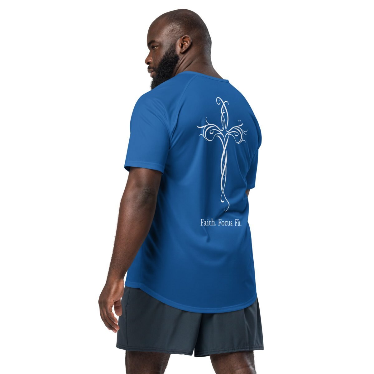 Christian fitness apparel shirt Unisex – Faith. Focus. Fit. - Image 8
