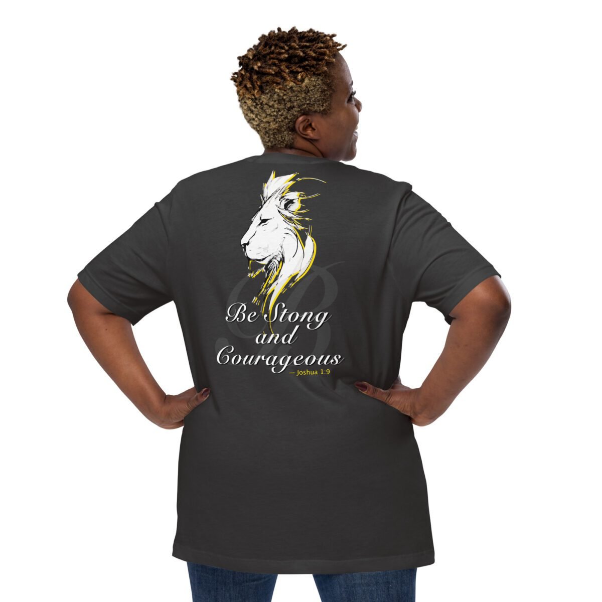 Christian apparel t shirt Unisex – Holydrvn Lion - Image 4