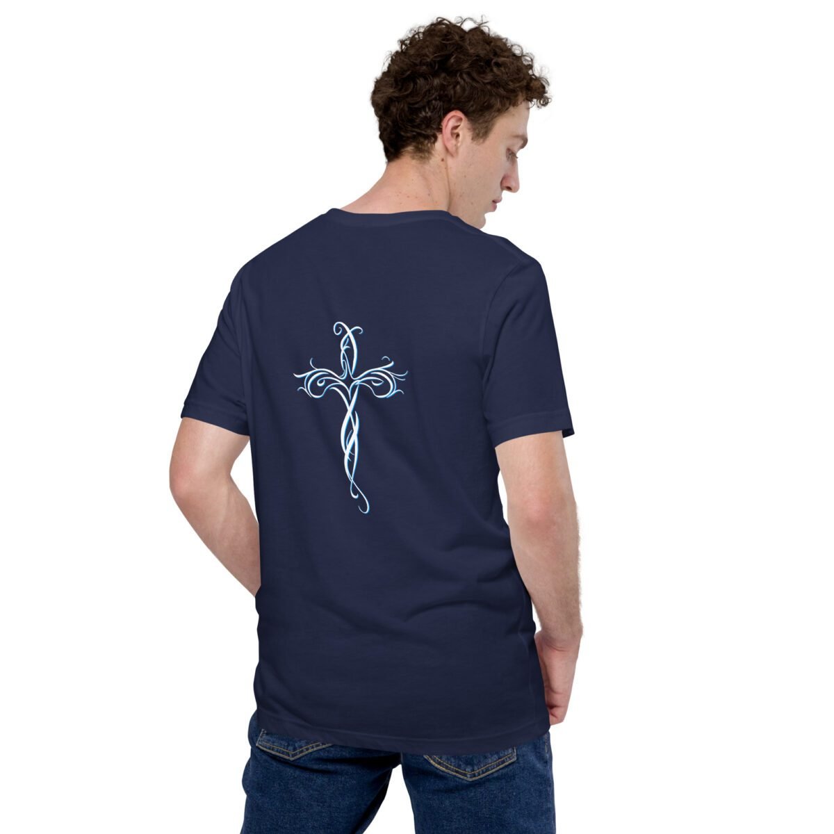 Christian apparel t shirt Unisex – Holydrvn Cross - Image 4