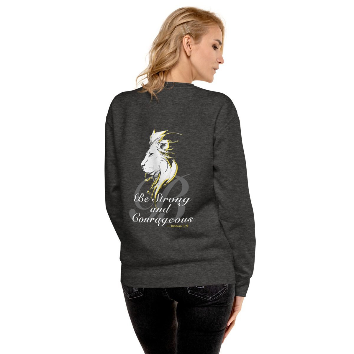 Christian apparel sweatshirt Unisex - Holydrvn Lion - Image 13